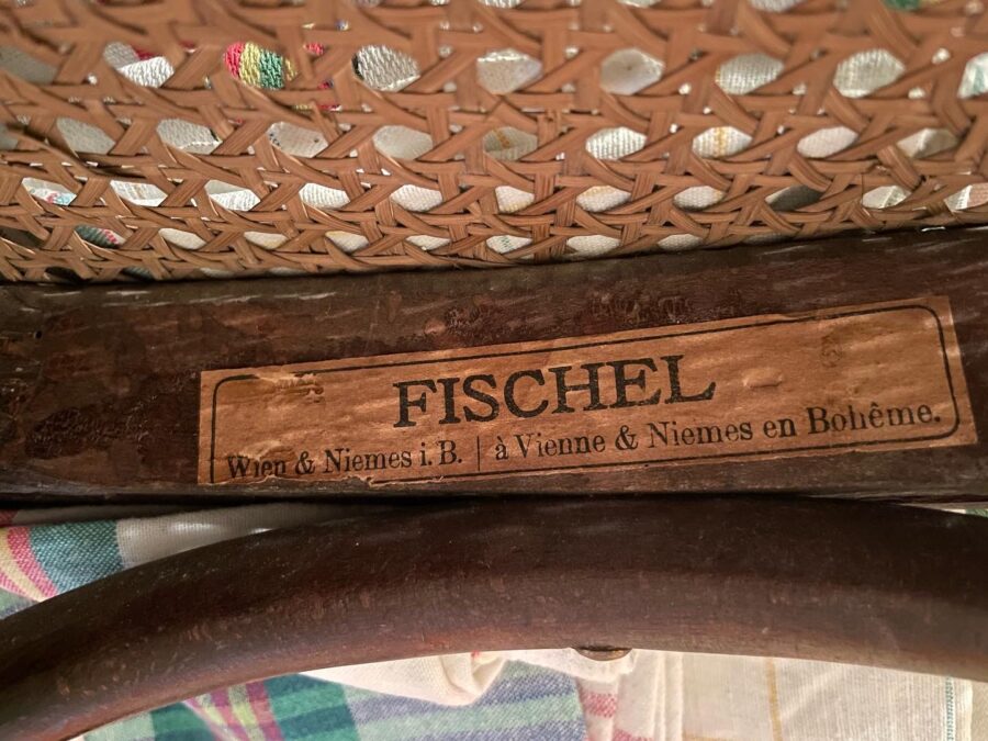 chaise bistrot café bois courbé FISCHEL 1900/1910