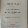 Collection Seillière - Catalogue des Objets d'Art - 1890 – Image 2