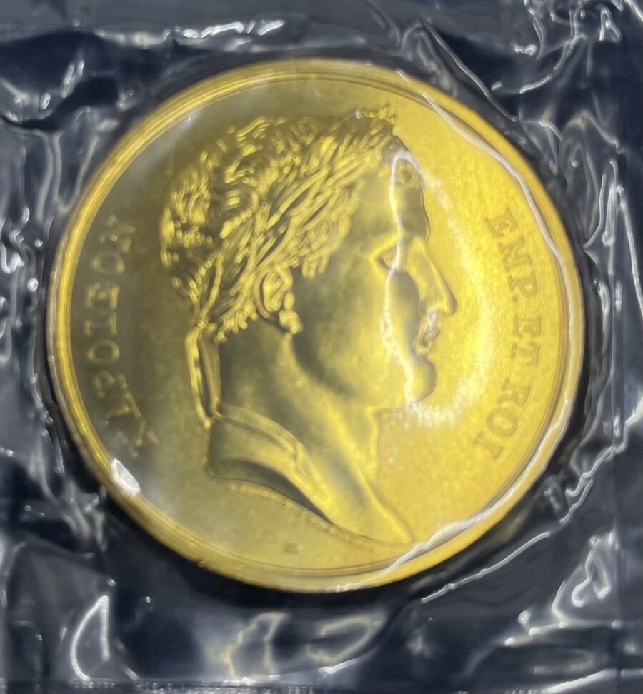 Médaille en Bronze Sacre de Napoléon Ier J.M. LALETA Editeur d'art