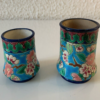 Ensemble de 2 petits vases - Longwy ?