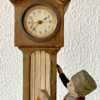 Ancienne pendulette avec personnage en régule – Image 2