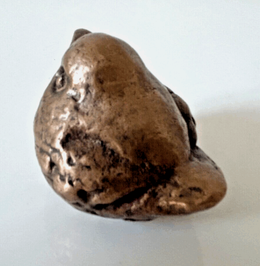 Ancien petit presse papier en bronze en forme d'oiseau – Image 3