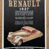 Lot anciens cartons publicitaires automobile Renault - Lincoln - Unic – Image 2