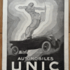 Lot anciens cartons publicitaires automobile Renault - Lincoln - Unic – Image 4
