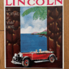 Lot anciens cartons publicitaires automobile Renault - Lincoln - Unic – Image 5