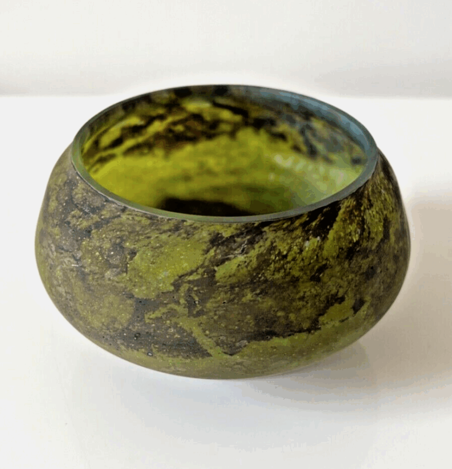Coupe - vide poche - pâte de verre - Signé Daum Nancy  fin XIX - deb XX