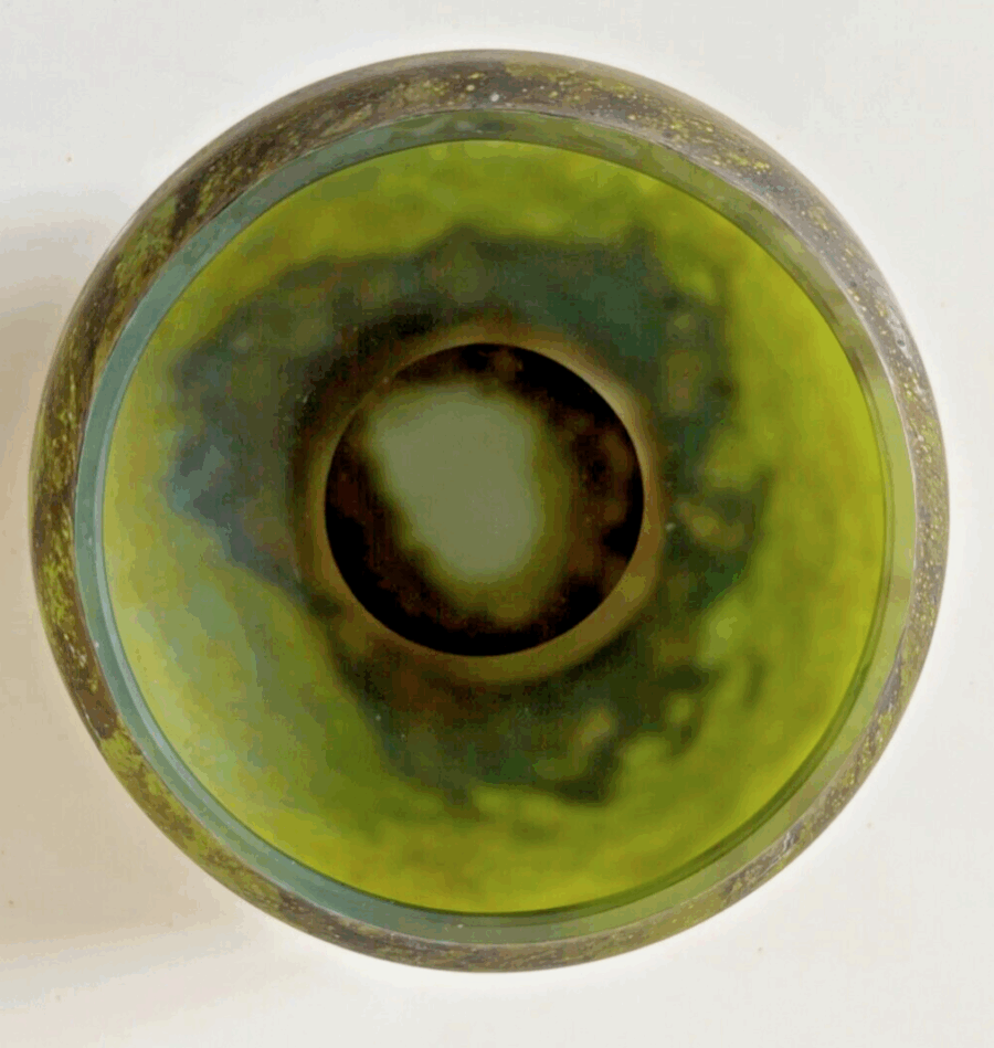Coupe - vide poche - pâte de verre - Signé Daum Nancy  fin XIX - deb XX – Image 4