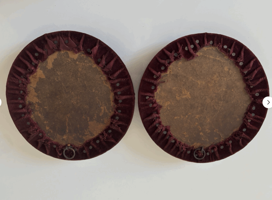 Ancien bas reliefs en biscuit "jour et nuit" d'après Thorvaldsen fin XIXe - deb XXe – Image 4