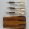 Ancien set de 3 flechettes avec leur étui en bois – Image 2