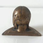 Ancienne tête d’indien en bronze machine à sous Jennings – Image 3