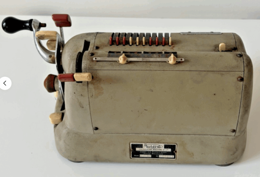 Ancienne calculatrice : Muldivo Mentor Calculator – Image 4